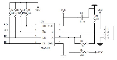 Schematic diagram of communication hardware