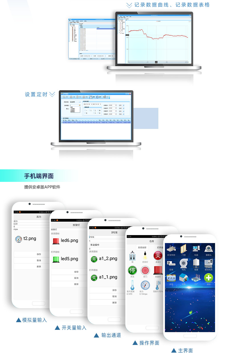 DAM-0400 工業(yè)級(jí)網(wǎng)絡(luò)控制模塊手機(jī)端界面