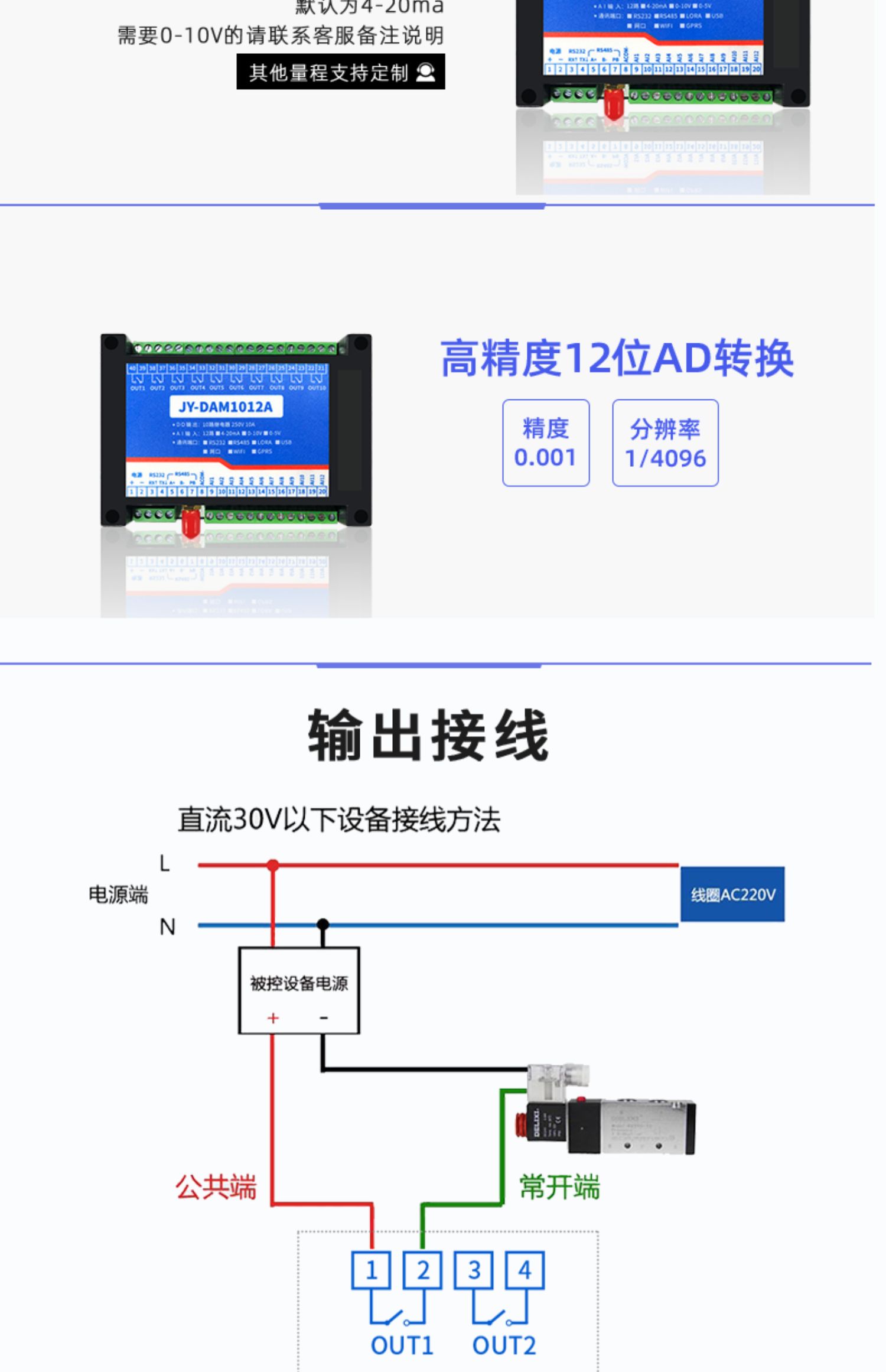 LORA1012A LoRa無線測控模塊設計特點