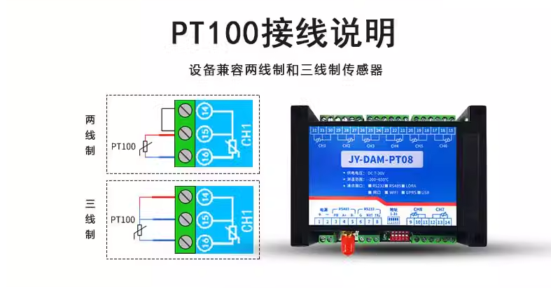 PT100接線說明