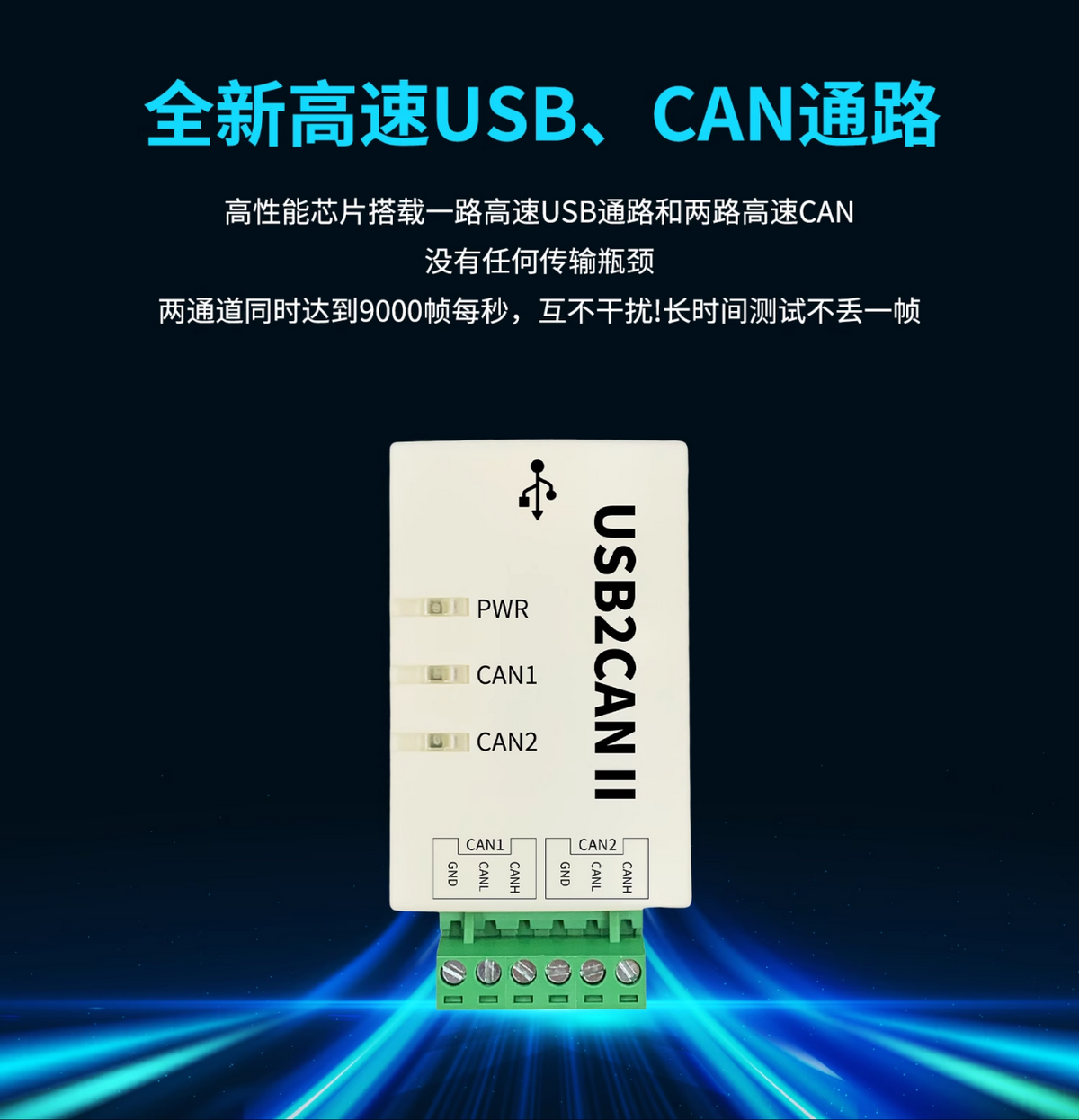 高速CAN轉(zhuǎn)USB傳感器